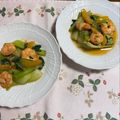 yesmama's cooksnap of when they made チンゲン菜とエビの中華風味噌炒め.