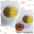yukakobi☆'s cooksnap of when they made 忙しい日の簡単三色丼.