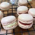 パンダパン405's cooksnap of when they made ✣私流ストロベリーマカロン✣.