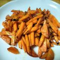 Cosmos's cooksnap of when they made にんじんだけ炒め★5分★ありがとう人参！.