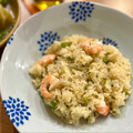 はなぴっち's cooksnap of when they made 簡単！冷凍ごはんでエビピラフ.