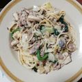 クックVNPKXS☆'s cooksnap of when they made ほうれん草とひき肉のクリームパスタ.