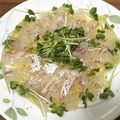 chuhei's cooksnap of when they made 真鯛のカルパッチョ.