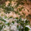 ☆☆まき22☆☆'s cooksnap of when they made スタミナとろとろ鶏がゆ☆ニラジャン.
