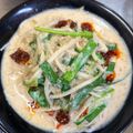 にこちゃんち's cooksnap of when they made そうめんアレンジ☆ピリ辛ごま豆乳麺.