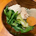momomotan's cooksnap of when they made とっても簡単！水菜と鶏むね肉の鍋.