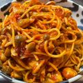 ★なみ☆'s cooksnap of when they made ☆鶏ときのこのトマトパスタ☆.