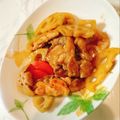 こうちゃん19's cooksnap of when they made 豚肉&蓮根の甘辛煮☆.