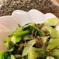 mantacarp's cooksnap of when they made 青梗菜とカリカリじゃこの醤油炒め.
