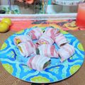 sakuraロゼット's cooksnap of when they made 香ばしい！かぼちゃ&豚バラ肉★肉巻き★.
