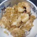 クックL0AAKV☆'s cooksnap of when they made 【楽めし】エビ丼ガリバタ醤油.