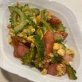 *けいこっこ*'s cooksnap of when they made ☀ゴーヤとベーコンの卵とじチャンプルー☀.