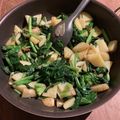 まんだちゃん's cooksnap of when they made じゃがいもとほうれん草のガーリックソテー.