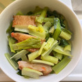 ちゃーりーWKY's cooksnap of when they made 綺麗無駄ない小松菜・法蓮草の洗い方切り方.