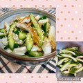 よしよしのキッチン☆'s cooksnap of when they made あと一品♪きゅうりとちくわの昆布茶和え.