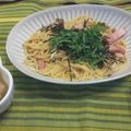 Iris77☆彡☆彡's cooksnap of when they made ベーコンとしめじの和風パスタ☆.