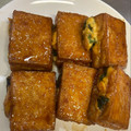 にこちゃんち's cooksnap of when they made 厚揚げの大葉チーズ挟み焼き.
