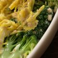 MULA's cooksnap of when they made レンジブロッコリーカニカマ胡麻マヨサラダ.