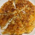 geranium♪'s cooksnap of when they made こんがりチーズとじゃがいものガレット.