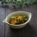 まろんかふぇ's cooksnap of when they made かぼちゃとゴーヤーのガーリック味噌炒め.