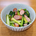 かなりんココりん's cooksnap of when they made 簡単！小松菜とウィンナー☆めんつゆ炒め.