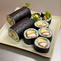 Etsu☆ko's cooksnap of when they made うちの恵方巻き 鶏ササミカツ太巻き.