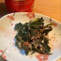 ゆなっちママ's cooksnap of when they made モロヘイヤと茗荷のおひたし.
