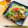 一番星寿美次郎's cooksnap of when they made アサリと三葉の焼きうどん.