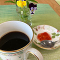 ビートルズ食堂's cooksnap of when they made コーヒーとブルーベリージャムorソース♪.