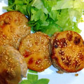 たい⭐️ゆき's cooksnap of when they made 照れ焼き風、レンコンのはさみ焼き.