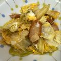 なーなちゃん's cooksnap of when they made 母の味❀キャベツとさつま揚げの炒めもの.