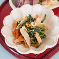 バカリャウ's cooksnap of when they made 切干大根とほうれん草のゴマ和え.