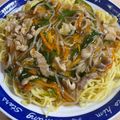 ふぅ＆かず's cooksnap of when they made 絶品☆もやしと豚肉のあんかけ焼きそば.