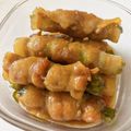 saikos's cooksnap of when they made ピーマンの豚バラ巻き♪お弁当にも.