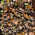 みです✿'s cooksnap of when they made セブン風、お豆腐とひじきの煮物〜再現.