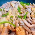 ◇宵◇桜◇'s cooksnap of when they made 簡単！黄金比！豚チンジャオロース☆.