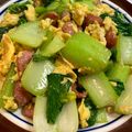 nyauko's cooksnap of when they made 卵とチンゲン菜のオイスターバター炒め.