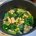 MIURAさん家's cooksnap of when they made ♪ほうれん草と油揚げの簡単煮♪.