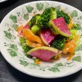♪Key♪'s cooksnap of when they made 紅芯大根とロマネスコの サラダ柚子風味.