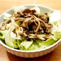 かなりんココりん's cooksnap of when they made きのこソテーのレタスサラダ*簡単モリモリ.