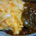 ちくわ君's cooksnap of when they made リメイク★簡単★カレー【オムカレー】.