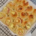 miina32T's cooksnap of when they made オリーブオイル仕込み。ハムマヨちぎりパン.