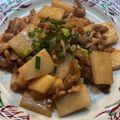 りえぴぃ～'s cooksnap of when they made 簡単♬豚こまと長芋のオイスター炒め.