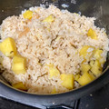 卯月のうさぎ２０１４'s cooksnap of when they made さつまいもと塩昆布の炊き込みご飯.