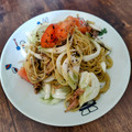 whitelucky's cooksnap of when they made 新玉ねぎと完熟トマトのゆかりスパゲティ.