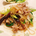 *けいこっこ*'s cooksnap of when they made 本格中華✿春雨＆豚肉＆青梗菜★甘辛炒め✿.