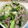 ☆★ケイト★☆'s cooksnap of when they made 豚肉と小松菜の炒め煮♡.