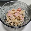 ぽち2号's cooksnap of when they made レンジで簡単☆もやしとハムの中華サラダ。.