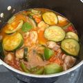 ギルモア's cooksnap of when they made 鶏もも肉・なす・ピーマン簡単ラタトゥイユ.