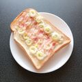WOODs´'s cooksnap of when they made しらす、ベーコン、ネギのマヨトースト♪.